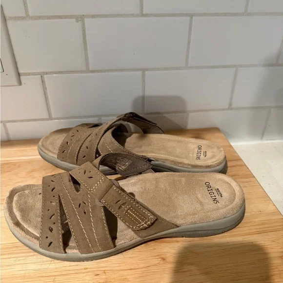 Earth Origins Womens Slip on Sandals Size 10 - Picture 5 of 6